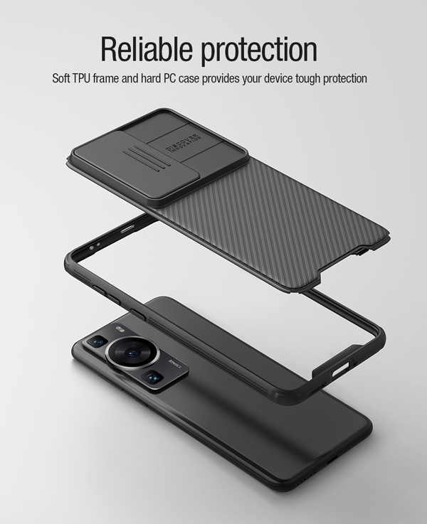 خرید گارد ضد ضربه مگنتی نیلکین Huawei P60 Pro مدل Camshield Pro Magnetic Case