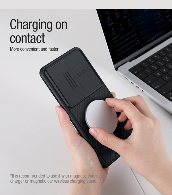 خرید گارد ضد ضربه مگنتی نیلکین Huawei P60 مدل Camshield Pro Magnetic Case