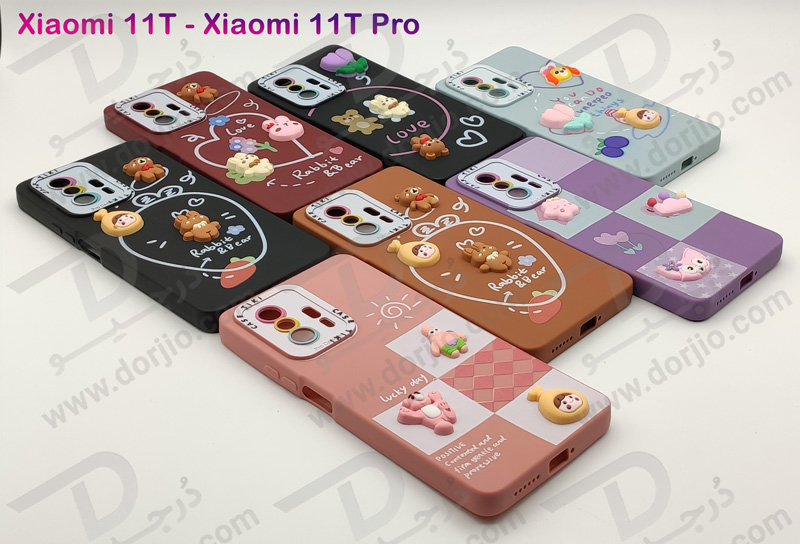 خرید گارد عروسکی طرح برجسته Xiaomi 11T Pro