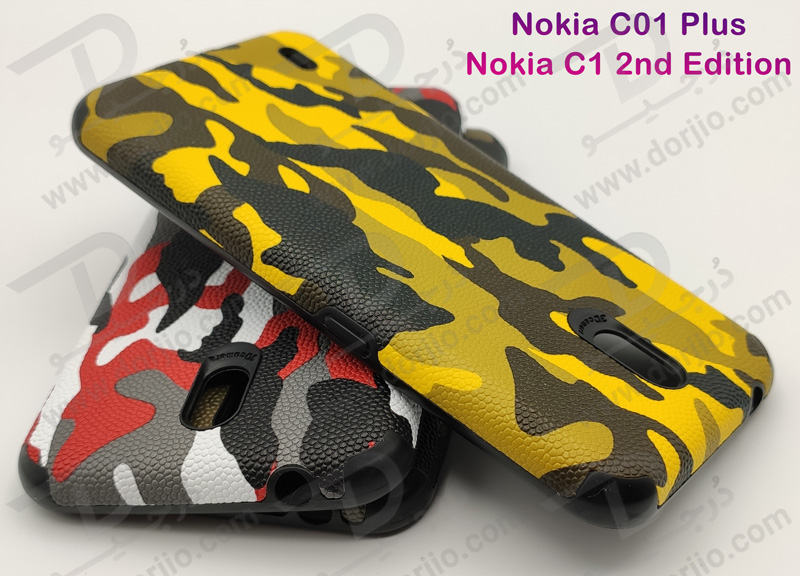خرید گارد ژله ای طرح چریکی گوشی Nokia C1 2nd Edition