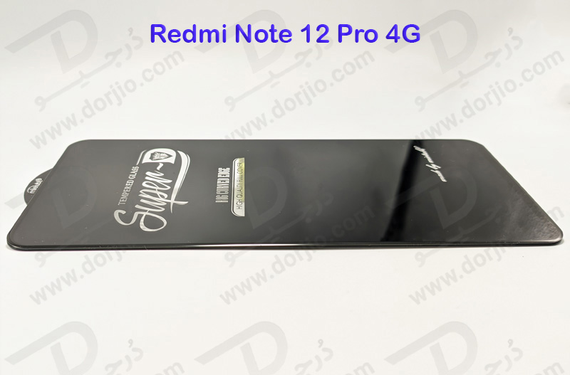 خرید گلس شیشه ای Super-D گوشی Xiaomi Redmi Note 12 Pro 4G مارک Mietubl