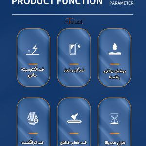 خرید گلس شیشه ای Xiaomi Redmi K20 Pro مارک Mietubl مدل Anti-Static Dustproof