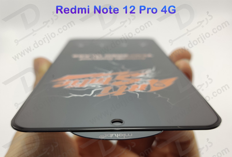خرید گلس شیشه ای Xiaomi Redmi Note 12 Pro 4G مارک Mietubl مدل Anti-Static Dustproof
