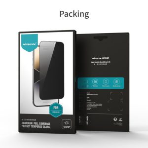 خرید گلس شیشه ای حریم شخصی Samsung Galaxy A54 نیلکین مدل Guardian Full Coverage Privacy