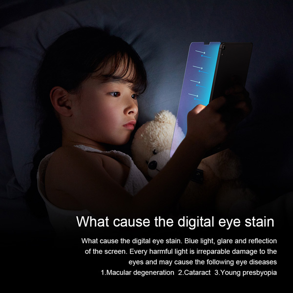 خرید گلس شیشه ای نیلکین تبلت Huawei Mate Pad 10.4 مدل V+ Anti Blue Light