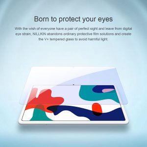 خرید گلس شیشه ای نیلکین تبلت Huawei Mate Pad 10.4 مدل V+ Anti Blue Light