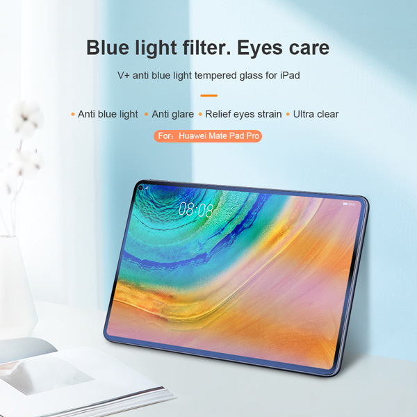 خرید گلس شیشه ای نیلکین تبلت Huawei Mate Pad Pro مدل V+ Anti Blue Light