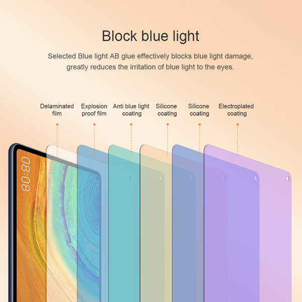خرید گلس شیشه ای نیلکین تبلت Huawei Mate Pad Pro مدل V+ Anti Blue Light