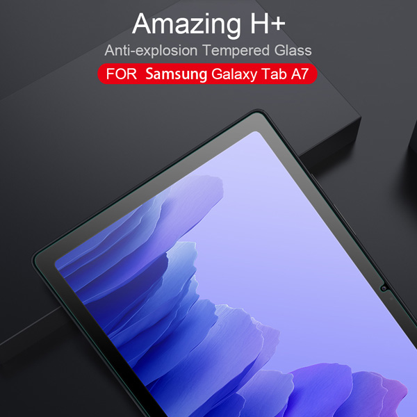 خرید گلس شیشه ای نیلکین تبلت Samsung Galaxy Tab A7 10.4 مدل H+ Anti-explosion