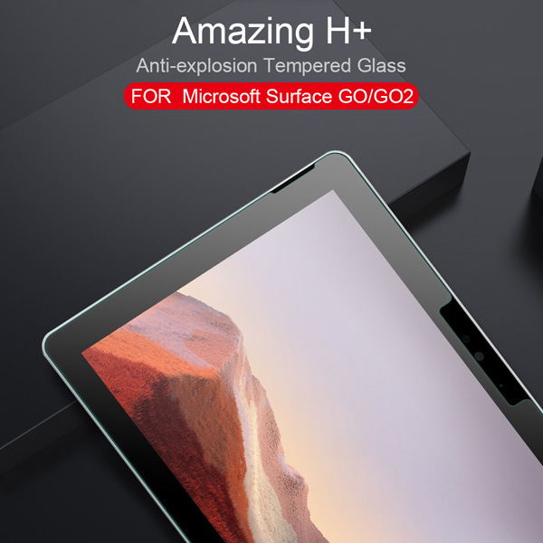 خرید گلس شیشه ای نیلکین تبلت Surface Go مدل H+ Anti-explosion