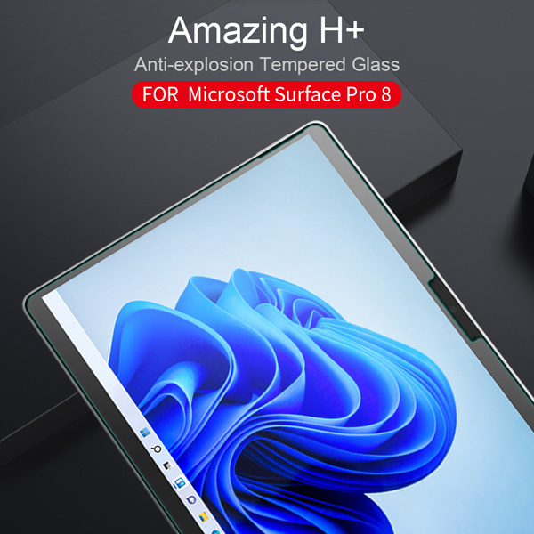 خرید گلس شیشه ای نیلکین تبلت Surface Pro 8 مدل H+ Anti-Explosion