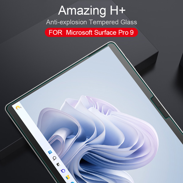خرید گلس شیشه ای نیلکین تبلت Surface Pro 9 مدل H+ Anti-Explosion