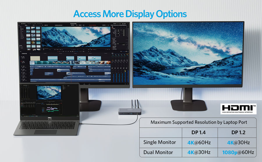 خرید هاب 9 کاره 60 وات 4K مارک Anker مدل Anker A8392 PowerExpand 9-in-1