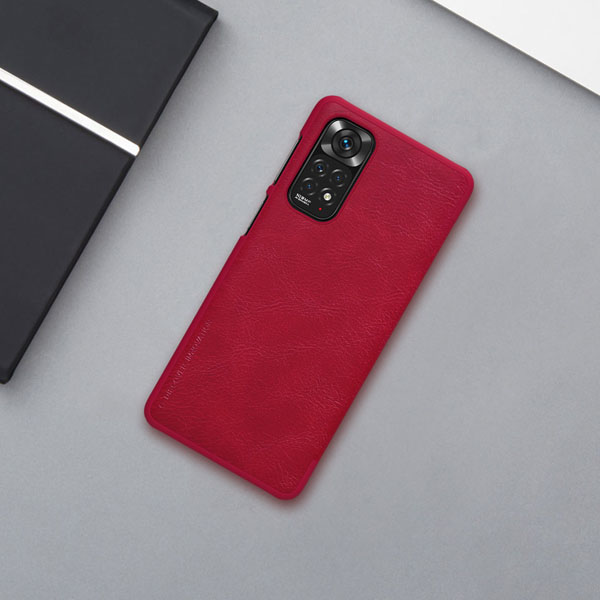 خرید کیف چرمی نیلکین Xiaomi Redmi Note 12S مدل Qin Case