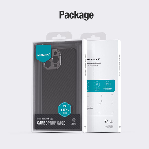 خرید گارد فیبری کمرا استند نیلکین iPhone 14 Pro مدل CarboProp