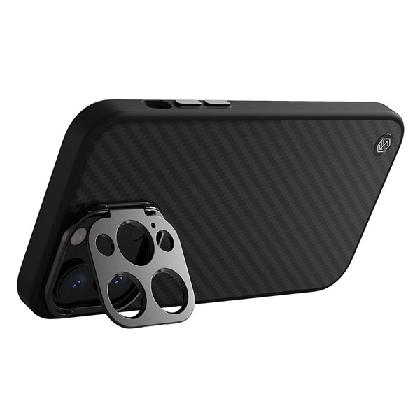 خرید گارد فیبری کمرا استند نیلکین iPhone 14 Pro مدل CarboProp