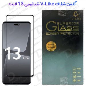 گلس شفاف تمام صفحه Xiaomi 13 Lite مارک V-LIKE