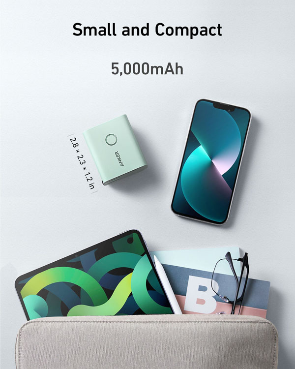 خرید آداپتور و پاوربانک هیبریدی 45 وات اَنکر Anker 521 Power Bank A1626P11