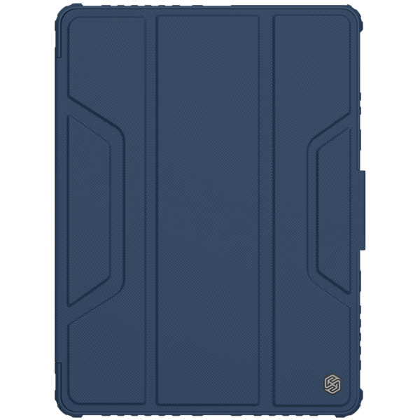 خرید فلیپ کاور چرمی پشت شفاف ایربگ دار iPad 10.2 2021 مارک نیلکین مدل Bumper Pro