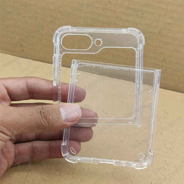 خرید قاب شفاف فریم ژله‌ ای ایربگ دار Samsung Galaxy Z Flip 5