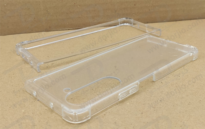 خرید قاب شفاف فریم ژله‌ ای ایربگ دار Samsung Galaxy Z Fold 5