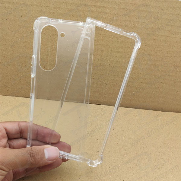 خرید قاب شفاف فریم ژله‌ ای ایربگ دار Samsung Galaxy Z Fold 5