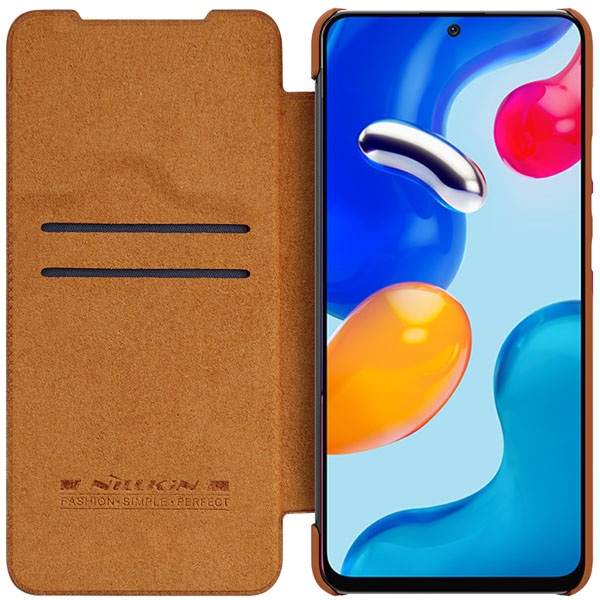 خرید کیف چرمی نیلکین Xiaomi Redmi Note 12S مدل Qin Case