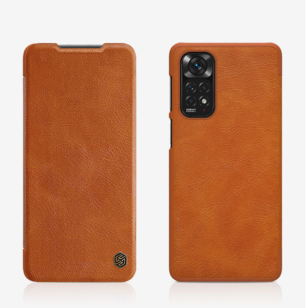 خرید کیف چرمی نیلکین Xiaomi Redmi Note 12S مدل Qin Case