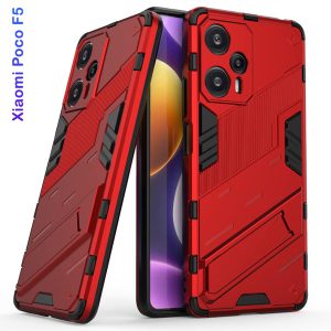 خرید گارد ضد ضربه استند دار Xiaomi Poco F5 مارک BIBERCAS