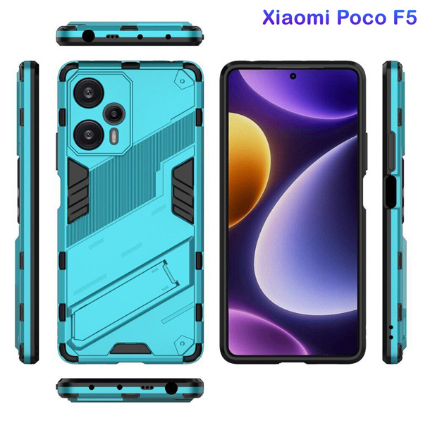 خرید گارد ضد ضربه استند دار Xiaomi Redmi Note 12 Turbo مارک BIBERCAS