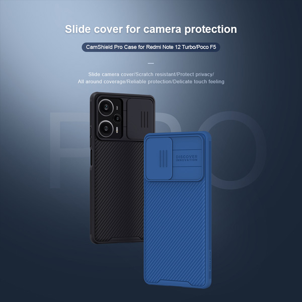 خرید گارد ضد ضربه نیلکین Xiaomi Poco F5 مدل Camshield Pro