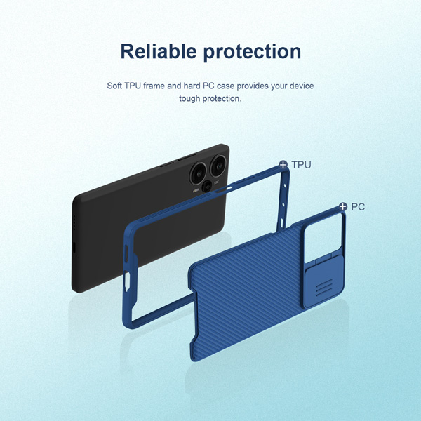 خرید گارد ضد ضربه نیلکین Xiaomi Poco F5 مدل Camshield Pro