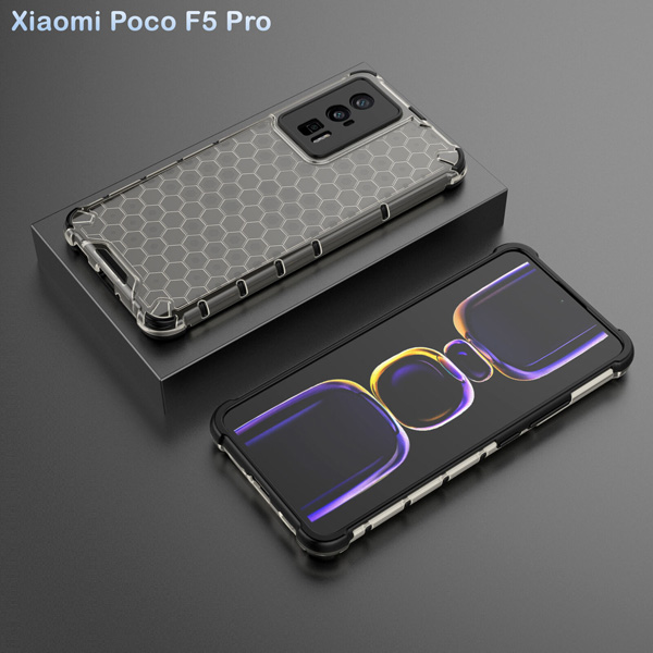خرید گارد ضد ضربه هیبریدی Xiaomi Poco F5 Pro مدل Honeycomb