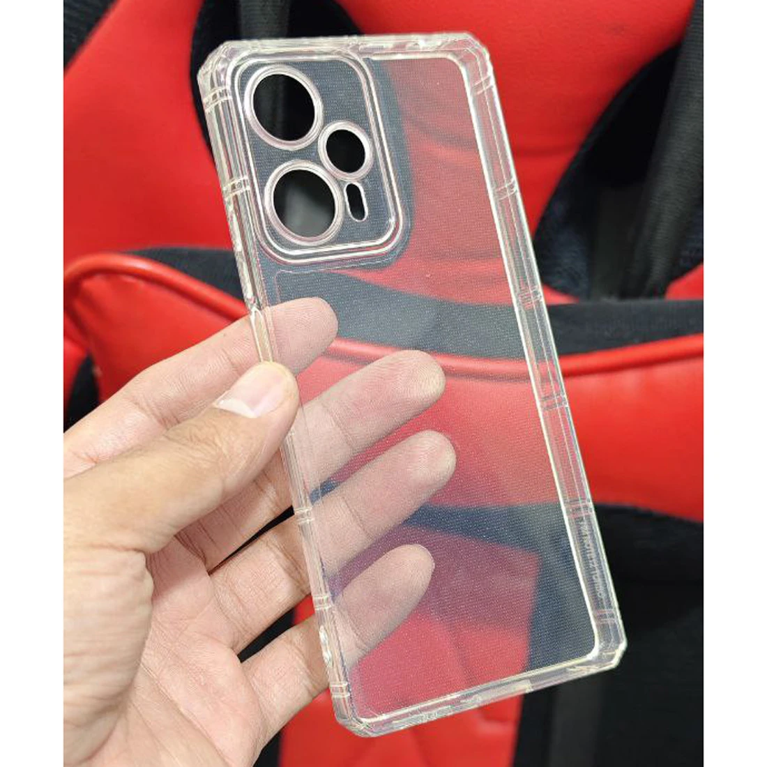 گارد ژله ای شفاف ایربگ دار با محافظ دوربین Xiaomi Redmi Note 12 Turbo گارد ژله ای شفاف ایربگ دار با محافظ دوربین Xiaomi Redmi Note 12 Turbo