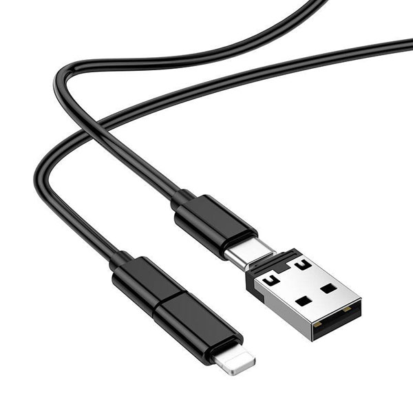 خرید پک تبدیلی به همراه کابل 60 وات Type-C مارک Green Lion مدل Data Cable Strage Box 60W