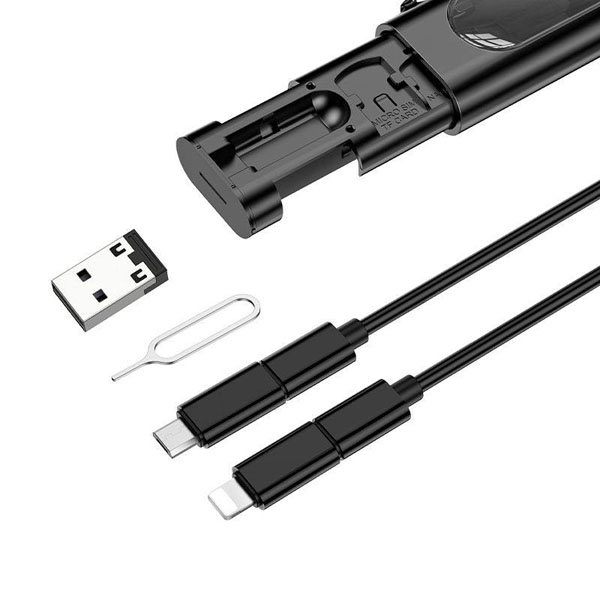 خرید پک تبدیلی به همراه کابل 60 وات Type-C مارک Green Lion مدل Data Cable Strage Box 60W