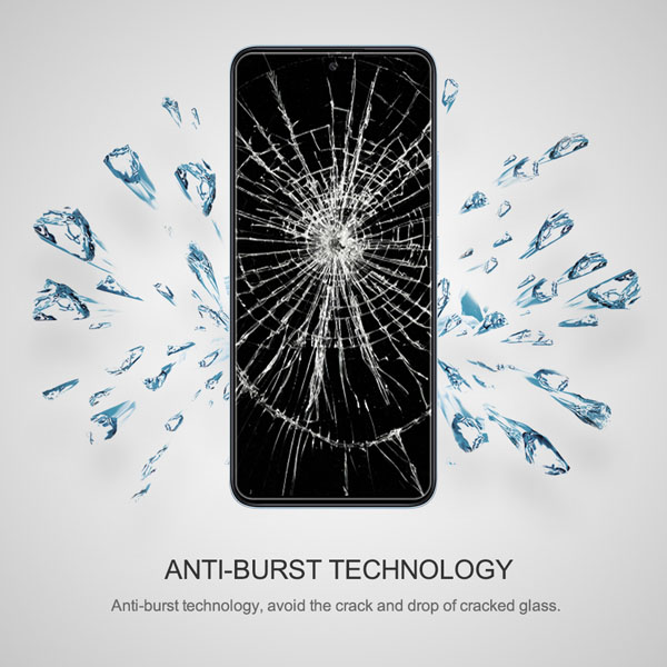 خرید گلس شیشه ای نیلکین Xiaomi Redmi 12 مدل CP+PRO Tempered Glass