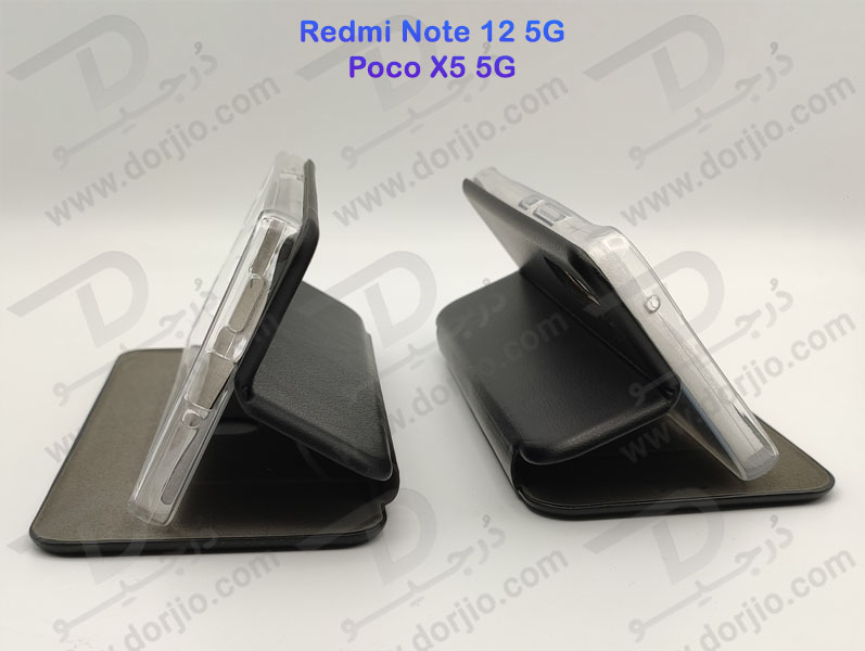 خرید فلیپ کاور چرمی گوشی Xiaomi Redmi Note 12 5G