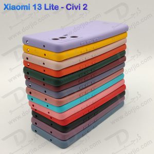 خرید قاب سیلیکونی با محافظ دوربین Xiaomi 13 Lite