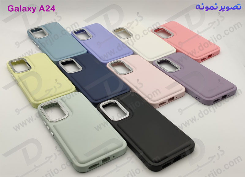 خرید قاب سیلیکونی طرح پافر Bubble Case مخصوص Samsung Galaxy A24 4G برند OMIGA
