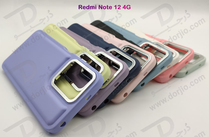 خرید قاب سیلیکونی طرح پافر Bubble Case مخصوص Xiaomi Redmi Note 12 4G برند OMIGA
