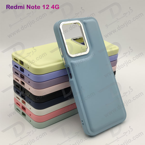 خرید قاب سیلیکونی طرح پافر Bubble Case مخصوص Xiaomi Redmi Note 12 4G برند OMIGA