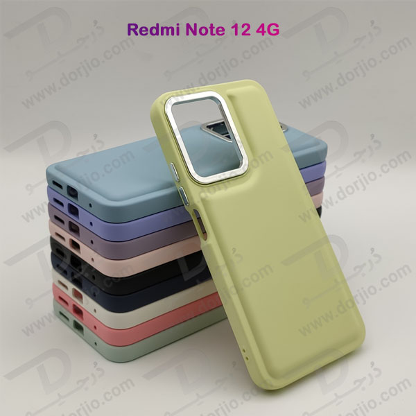 خرید قاب سیلیکونی طرح پافر Bubble Case مخصوص Xiaomi Redmi Note 12 4G برند OMIGA
