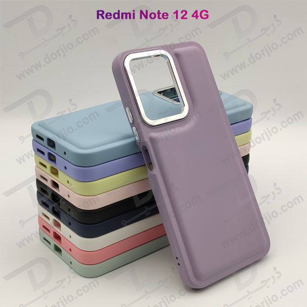 خرید قاب سیلیکونی طرح پافر Bubble Case مخصوص Xiaomi Redmi Note 12 4G برند OMIGA