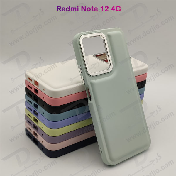 خرید قاب سیلیکونی طرح پافر Bubble Case مخصوص Xiaomi Redmi Note 12 4G برند OMIGA