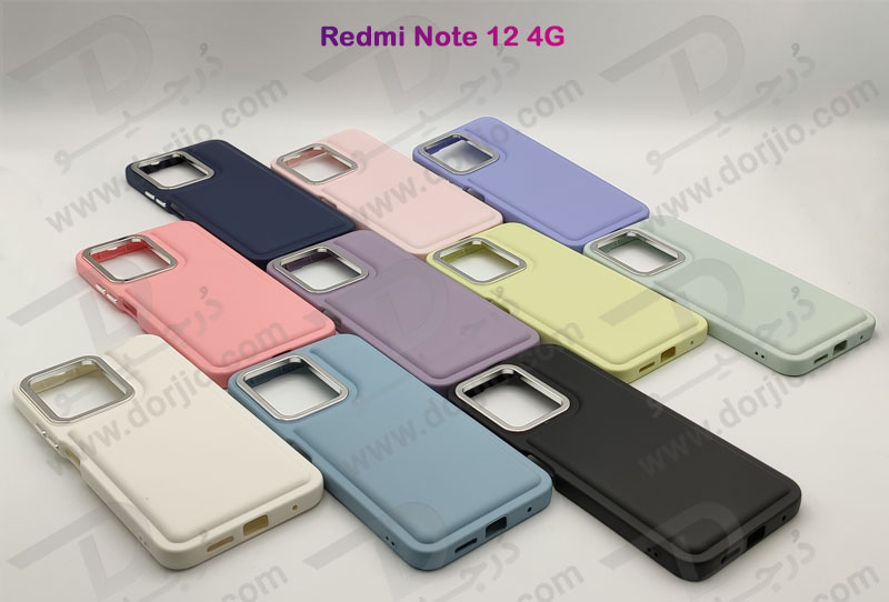 خرید قاب سیلیکونی طرح پافر Bubble Case مخصوص Xiaomi Redmi Note 12 4G برند OMIGA