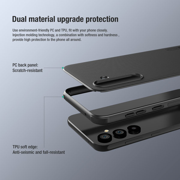 خرید قاب ضد ضربه Samsung Galaxy S23 FE مدل Super Frosted Shield Pro