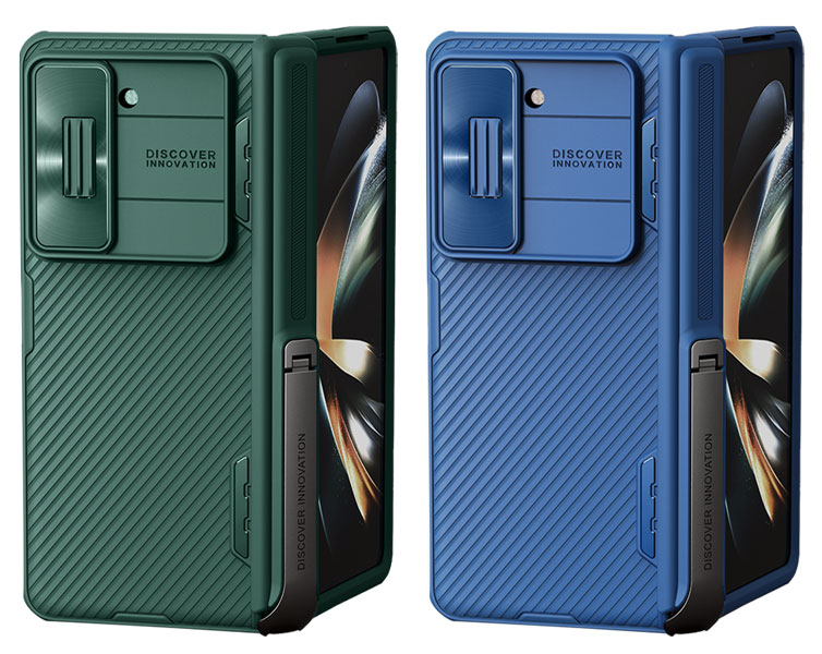 خرید گارد ضد ضربه پایه دار نیلکین Samsung Galaxy Z Fold 5 مدل CamShield Fold Case ( Bracket Version )