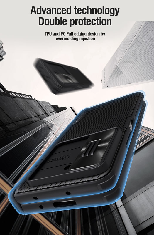 خرید گارد ضد ضربه پایه دار نیلکین Samsung Galaxy Z Fold 5 مدل CamShield Fold Case ( Bracket Version )