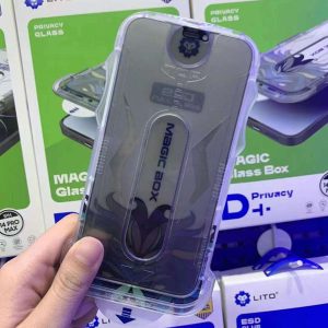 خرید گلس حریم شخصی با ابزار مخصوص نصب iPhone 13 Pro مارک LITO مدل Magic Box D+ Privacy Glass